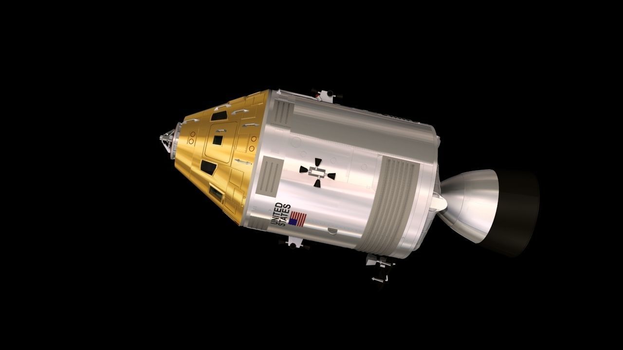 Apollo Command and Service Module 3D model | CGTrader