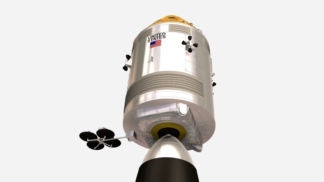 Apollo Command and Service Module 3D model_5