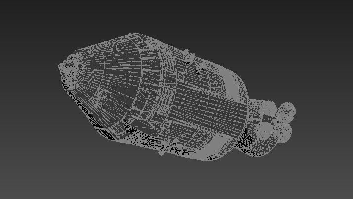 Apollo Command and Service Module 3D model_8