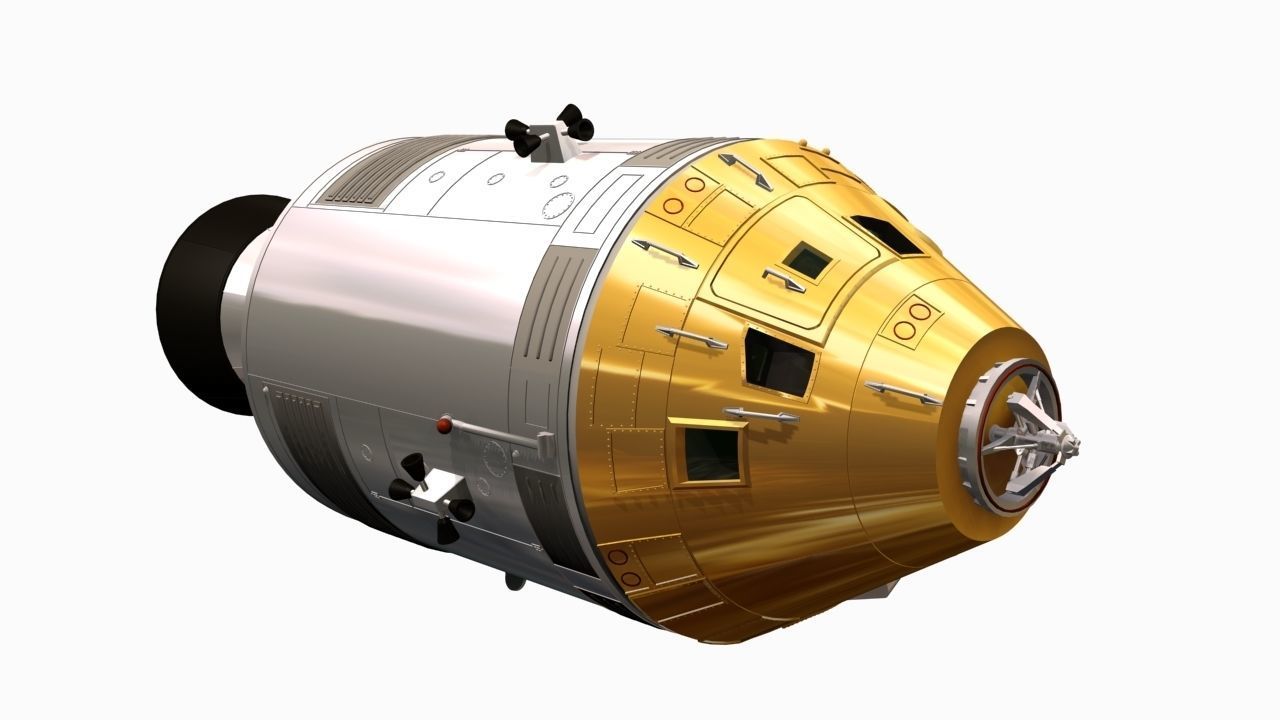 Apollo Command and Service Module 3D model_3