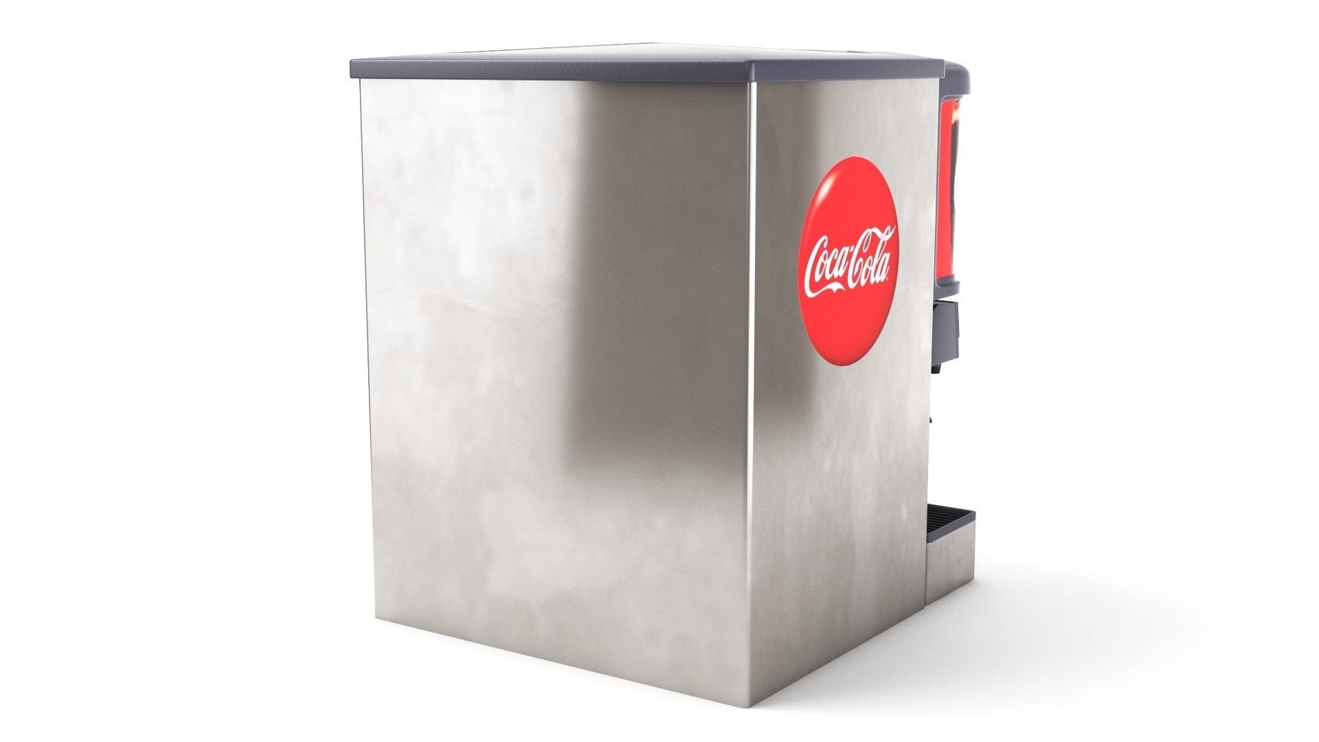 12 Flavor Ice and Beverage Soda Fountain 3D model_21