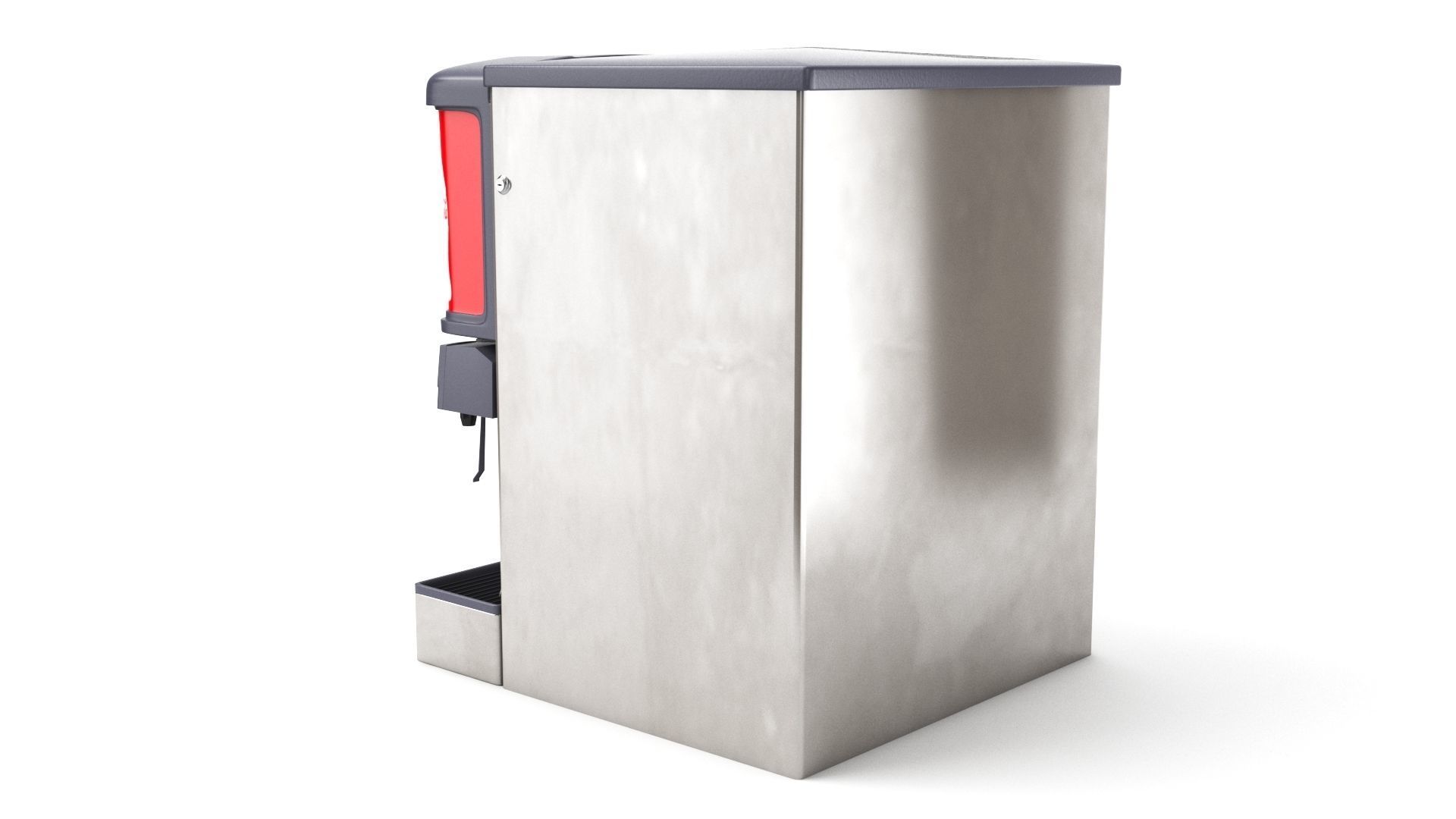 12 Flavor Ice and Beverage Soda Fountain 3D model_25