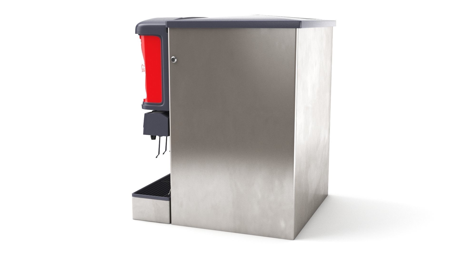 12 Flavor Ice and Beverage Soda Fountain 3D model_26