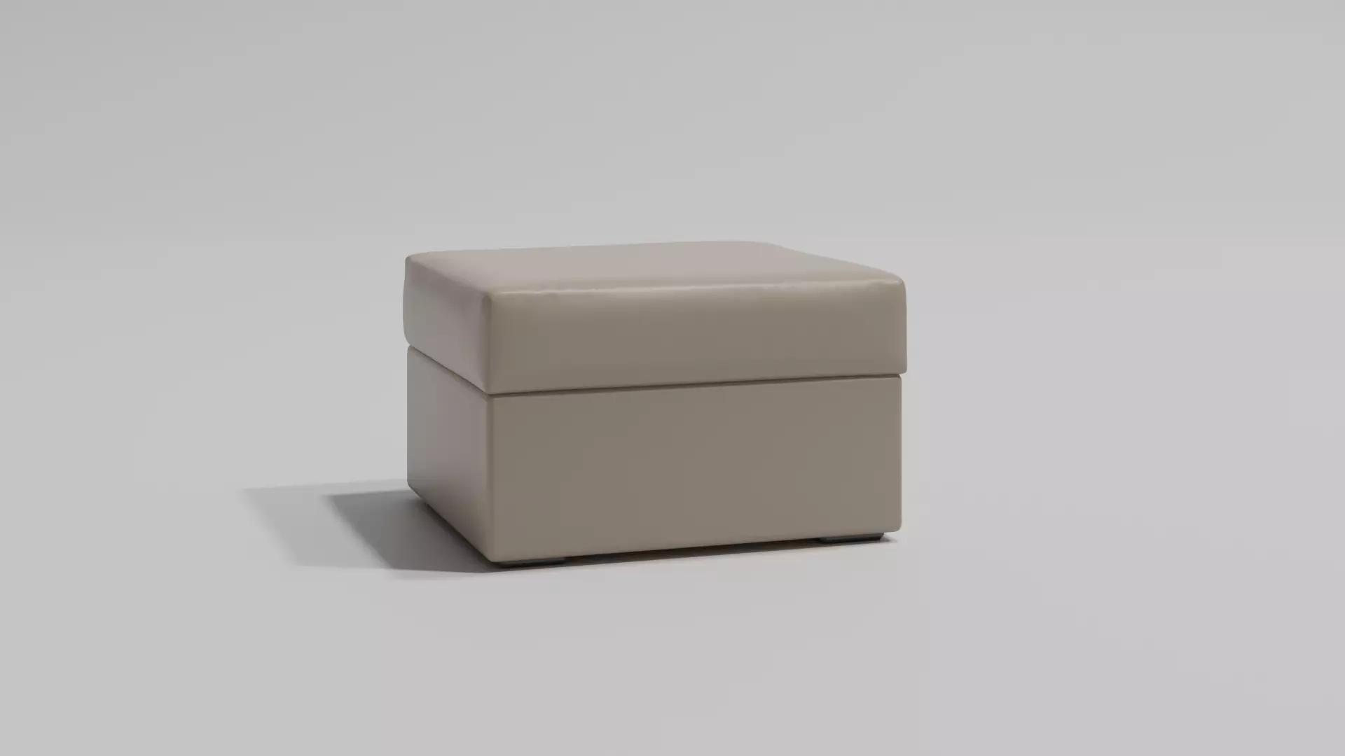 Single Pouf Moderno Free 3D model