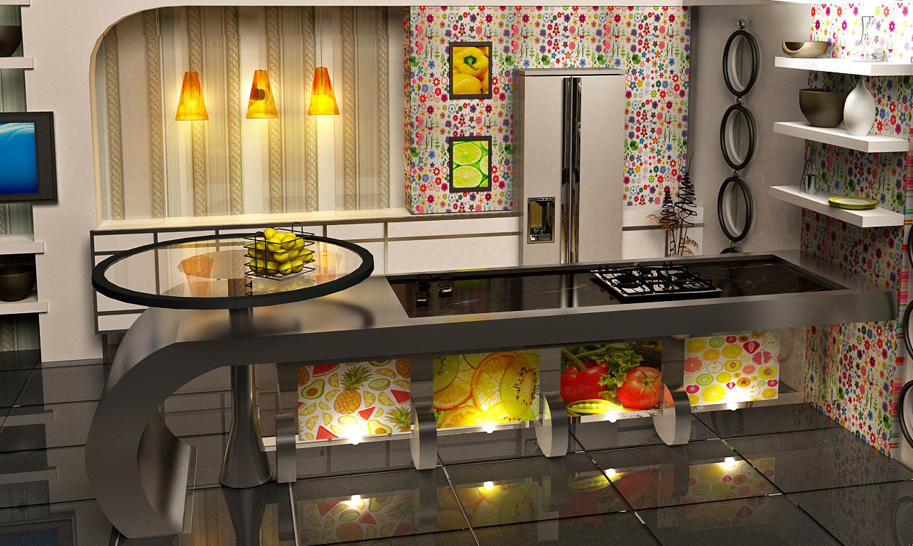 kitchen Studio TV 3D model_2