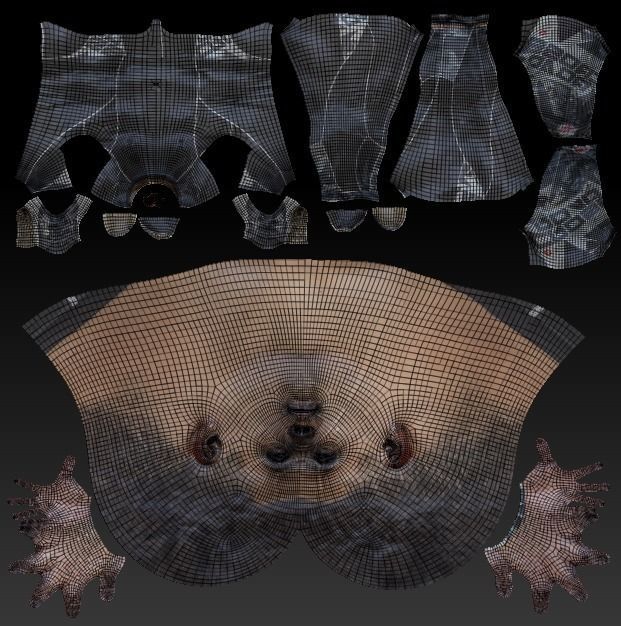 Handsome man in crossfit uniform ready for animation 187 Low-poly 3D model_7