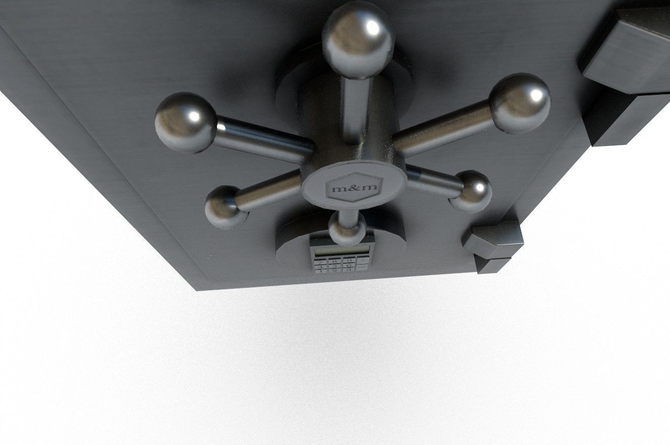 SAFEBOX LOCKED Low-poly 3D model_3