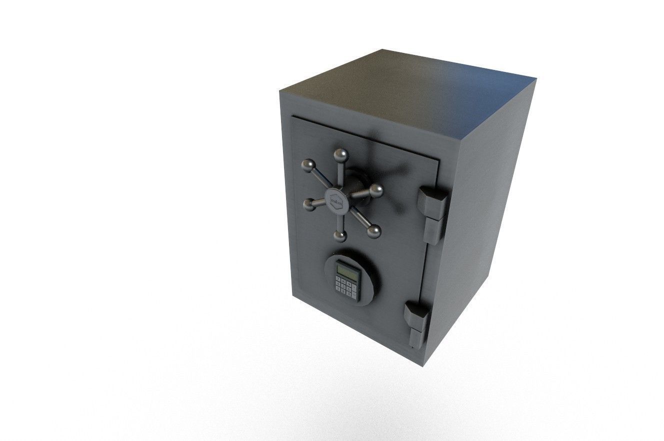 SAFEBOX LOCKED Low-poly 3D model_5
