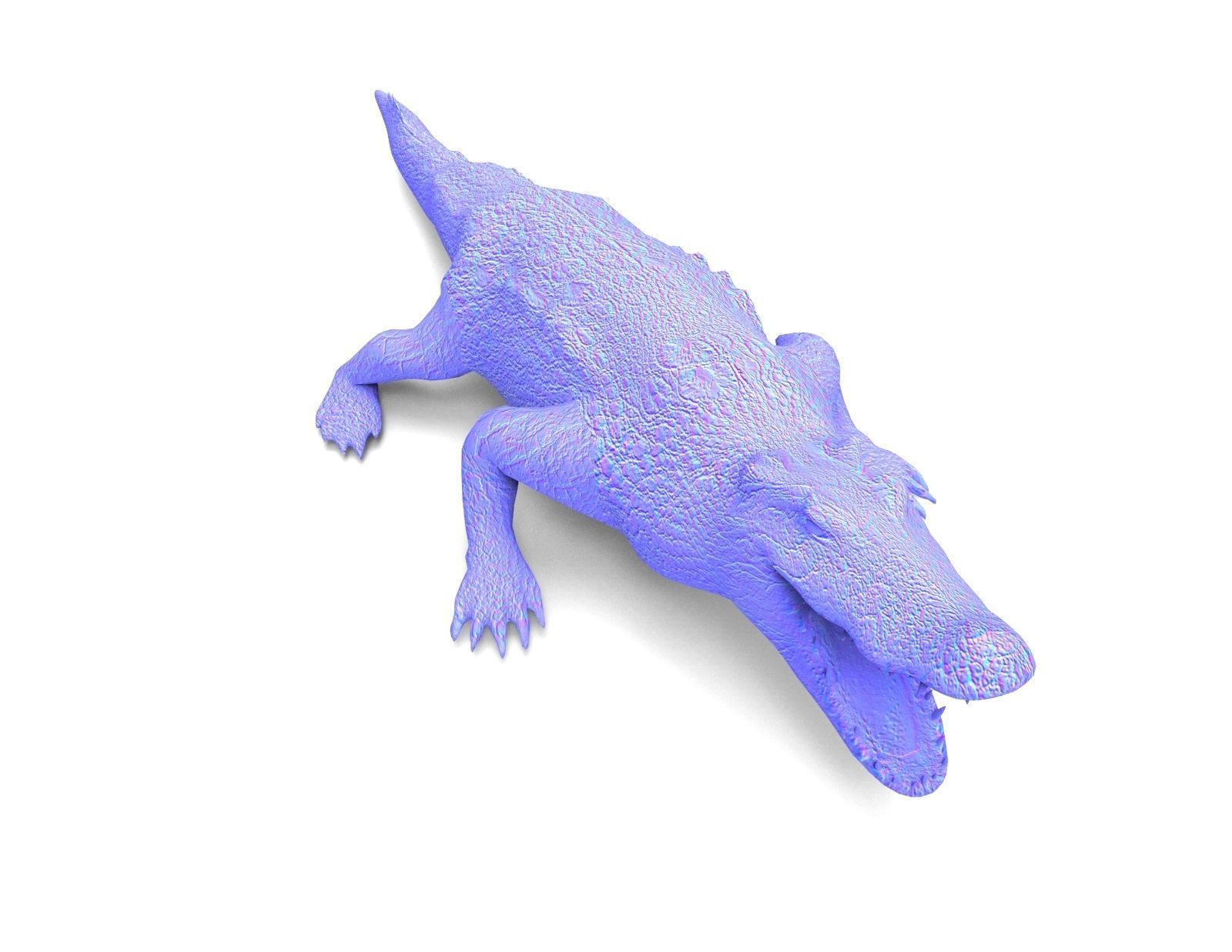 Crocodile 3D Models low poly model Low-poly 3D model_21