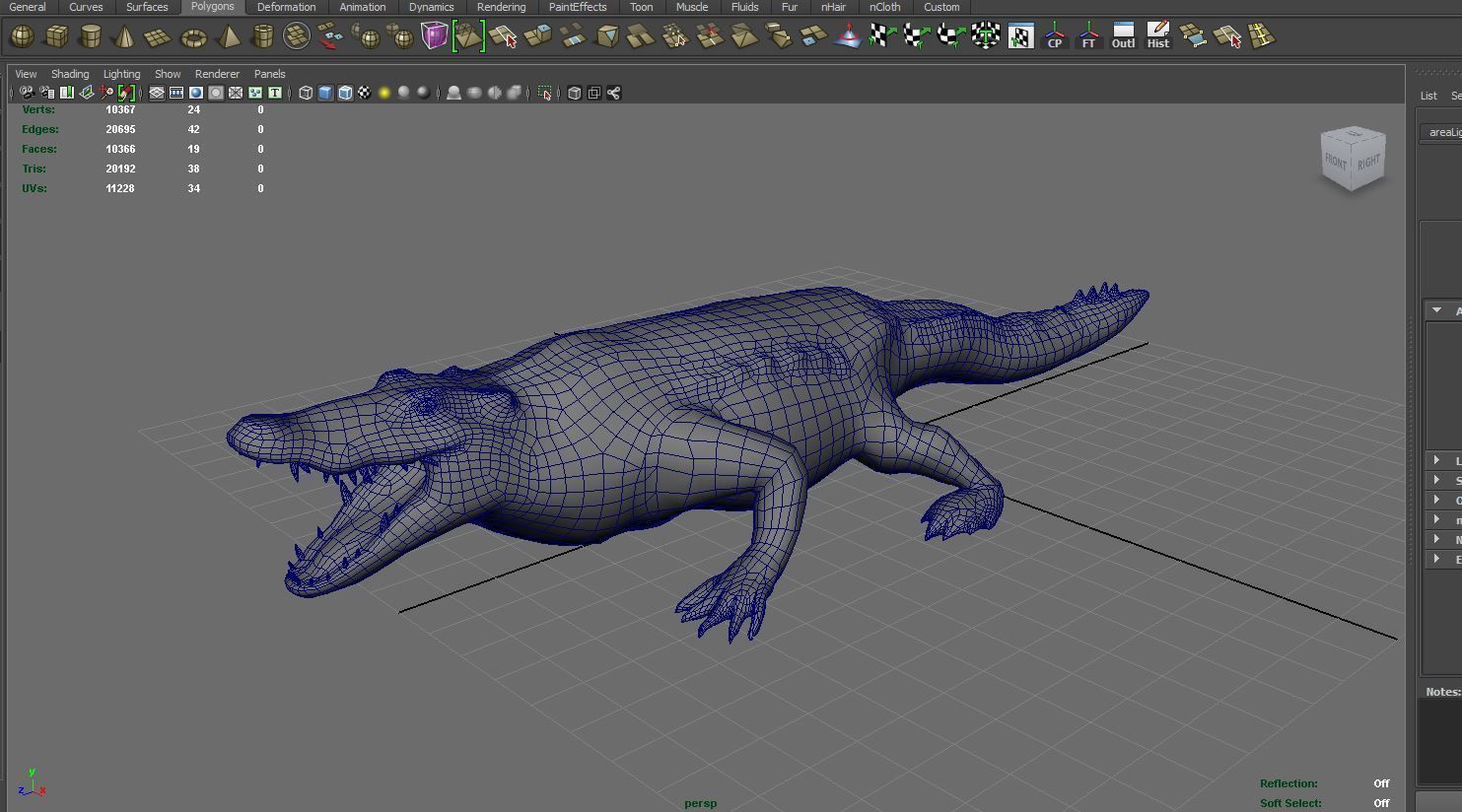 Crocodile 3D Models low poly model Low-poly 3D model_13