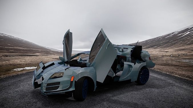 Autobot transformation  Rigged with 2 Animations  3D model
