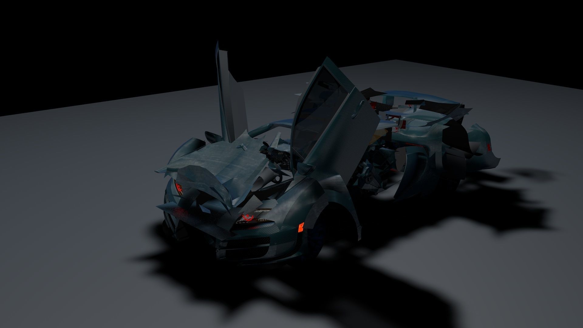 Autobot transformation Rigged with 2 Animations 3D model_17