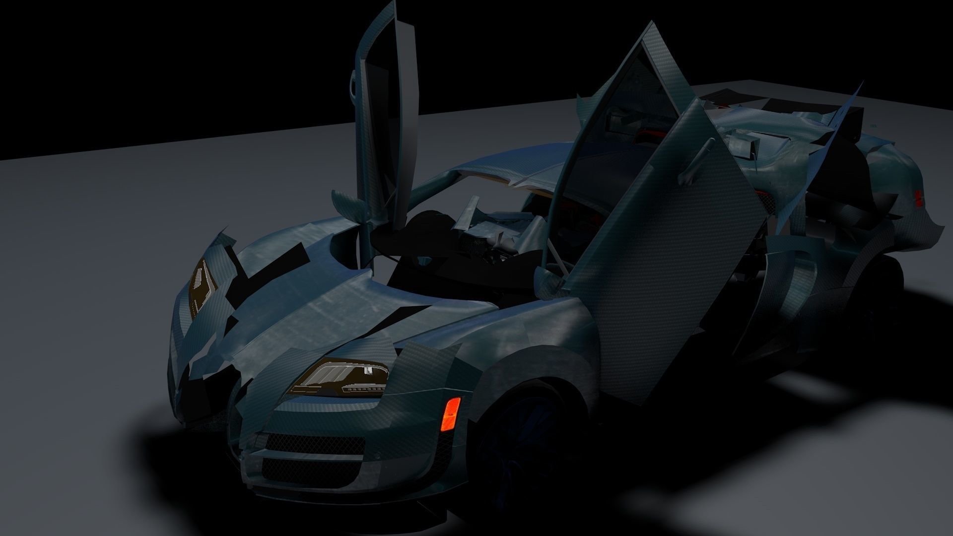 Autobot transformation Rigged with 2 Animations 3D model_6