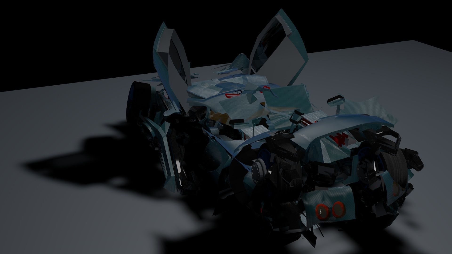 Autobot transformation Rigged with 2 Animations 3D model_19