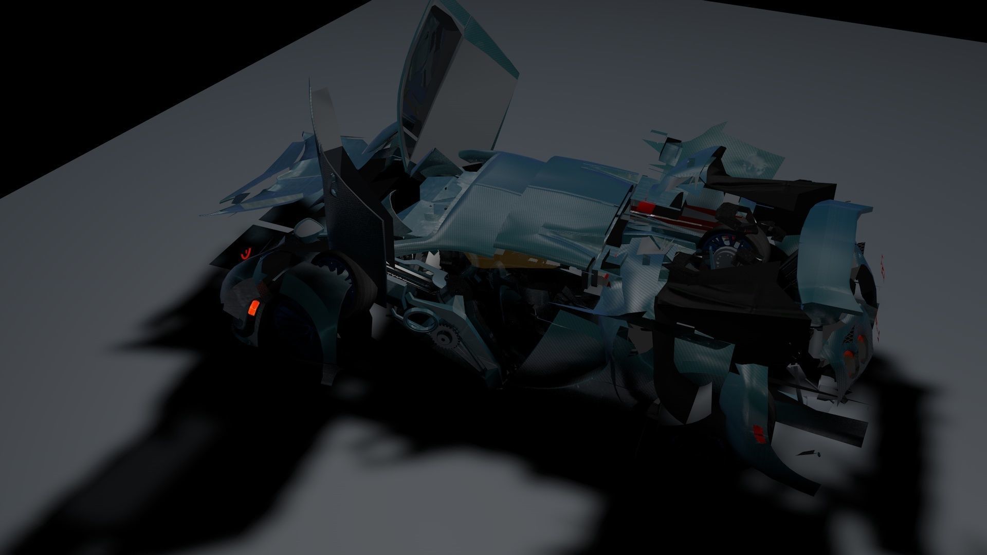Autobot transformation Rigged with 2 Animations 3D model_18