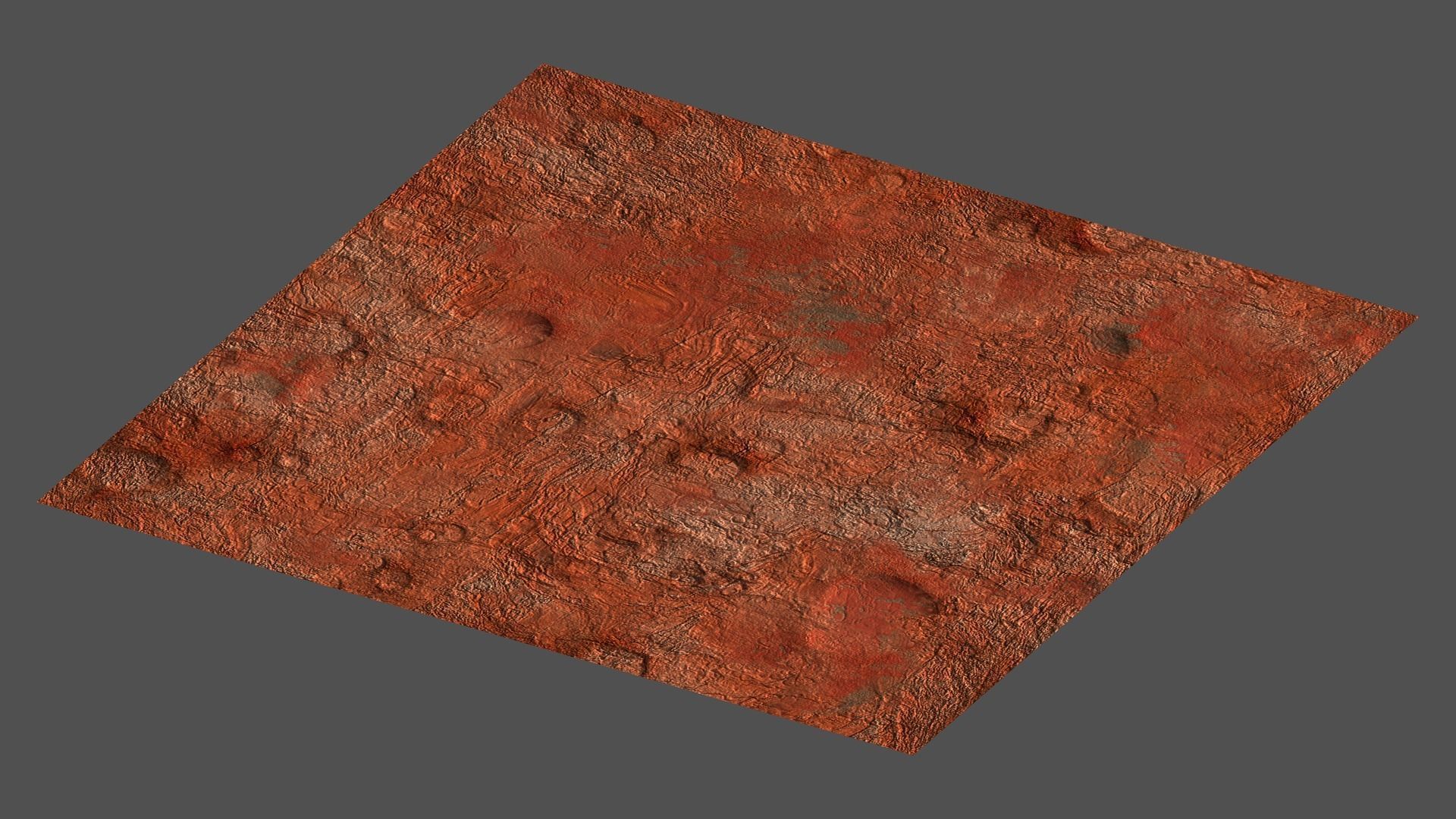 Stalagmite Set - Red Rock 3D model_11