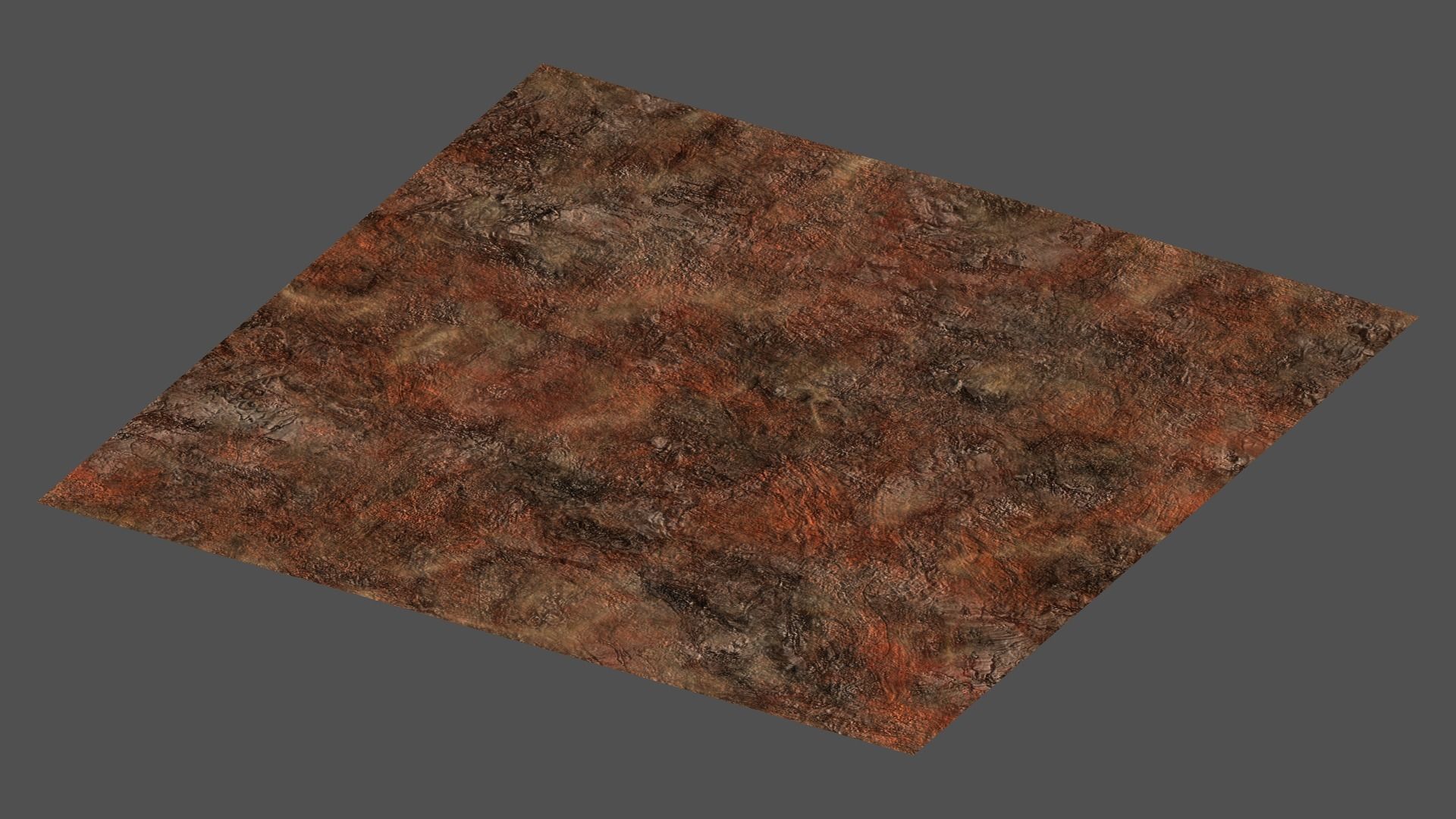 Stalagmite Set - Red Rock 3D model_10