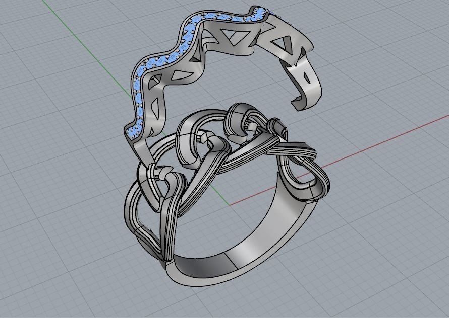 MH RINGS N14 3D print model_6