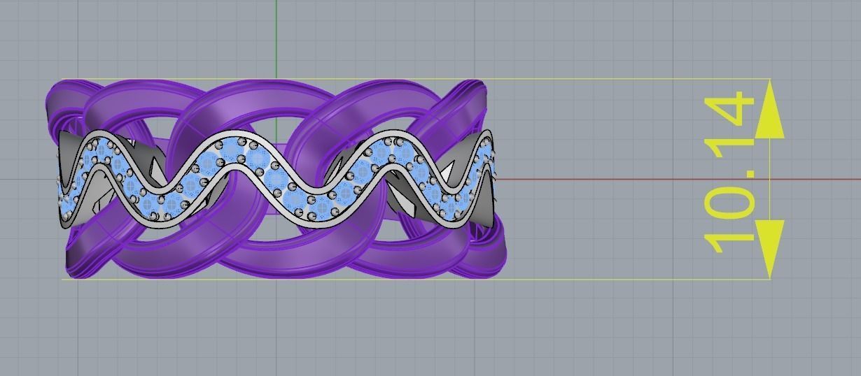 MH RINGS N14 3D print model_7