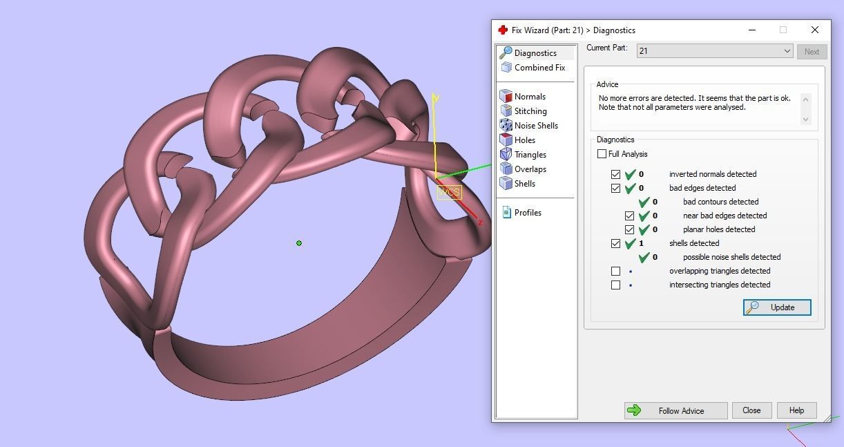 MH RINGS N14 3D print model_9