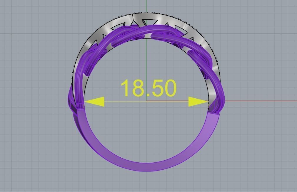 MH RINGS N14 3D print model_8