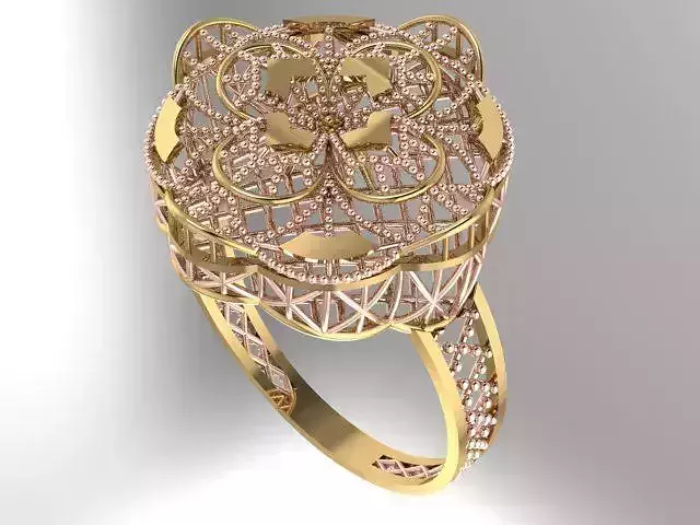 Ring With Full Worked 6