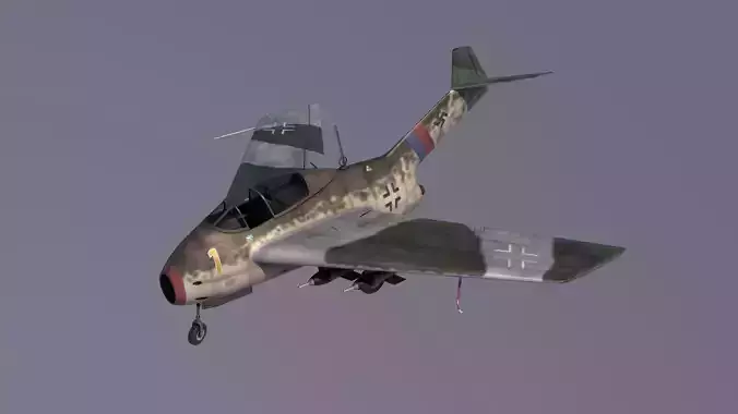 Focke-Wulf Ta-183 Huckebein 3D model