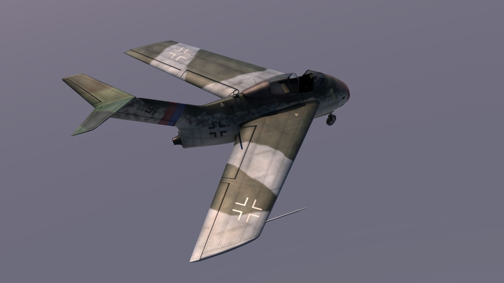 Focke-Wulf Ta-183 Huckebein 3D model_2
