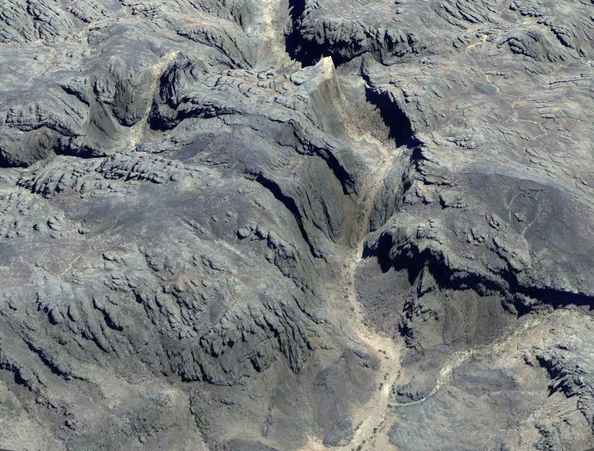 Mountain landscape 3D model_4