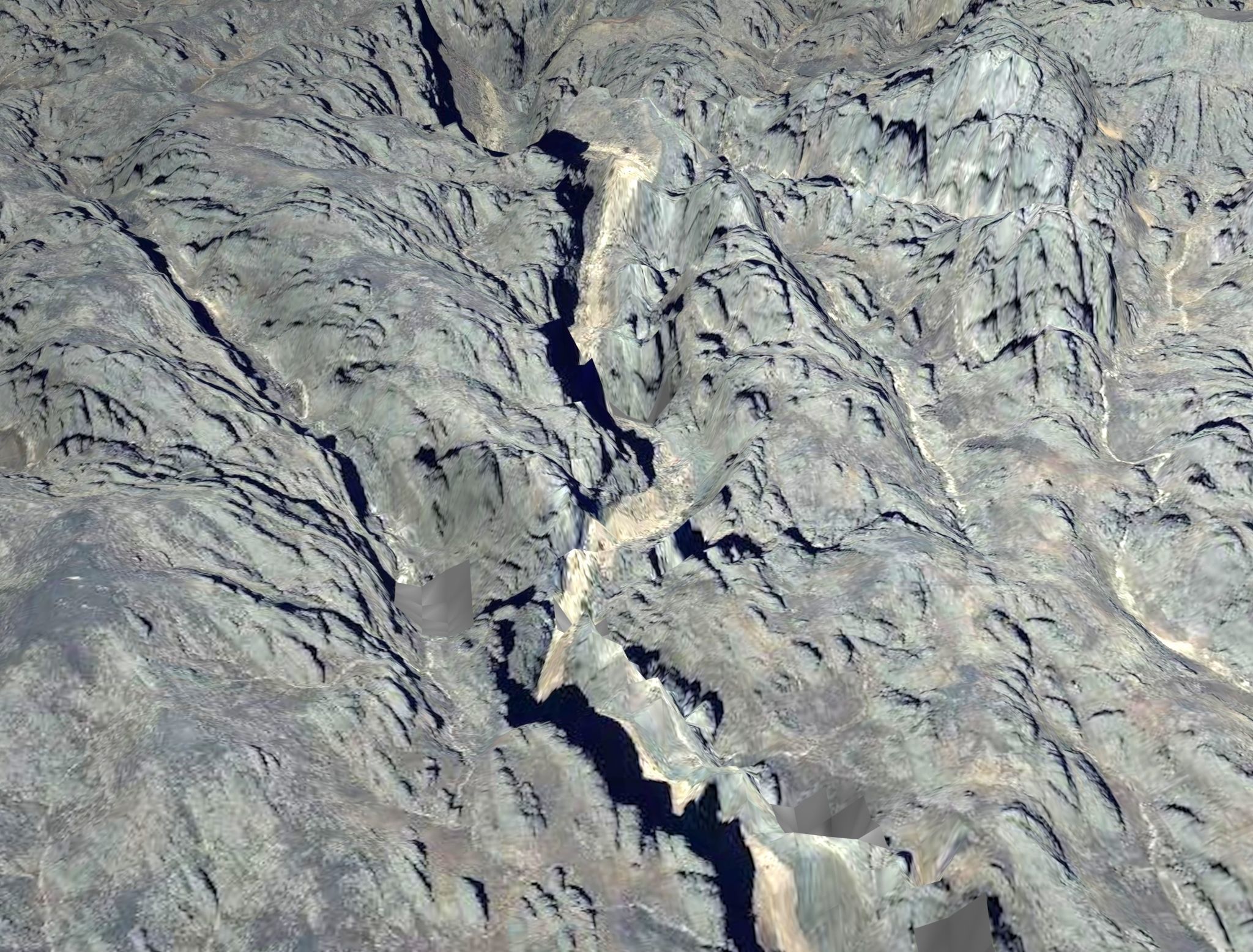 Mountain landscape 3D model_1