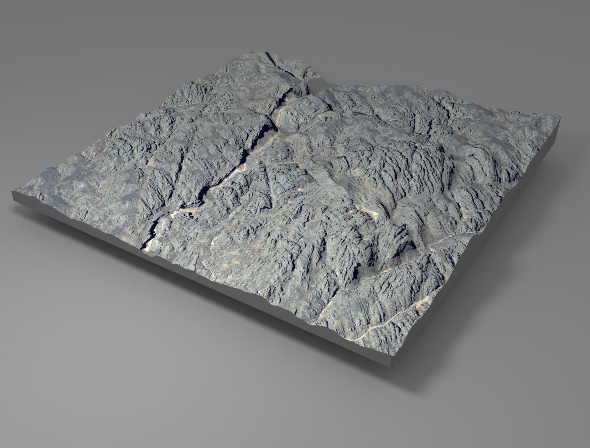 Mountain landscape 3D model_5