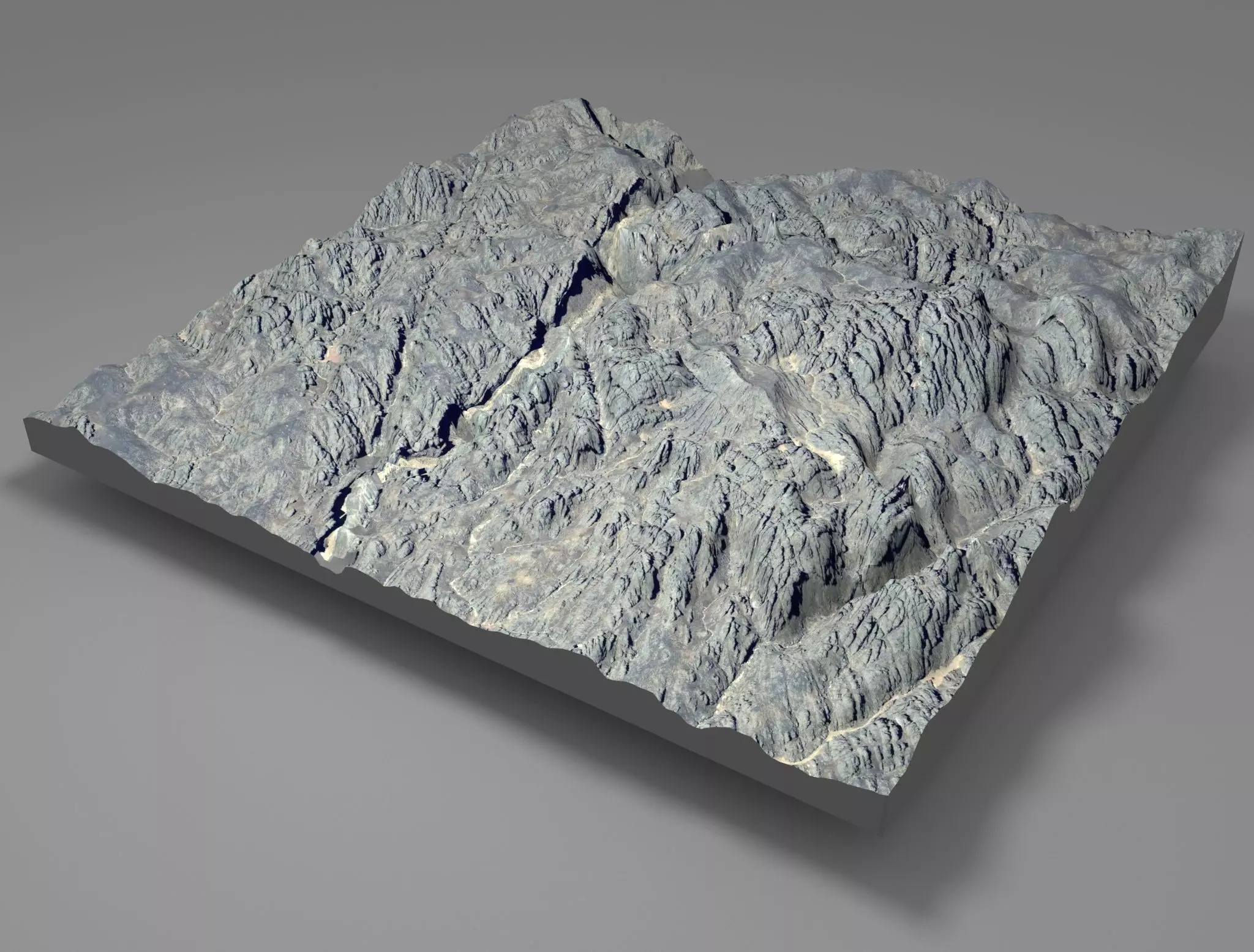 Mountain landscape 3D model_0