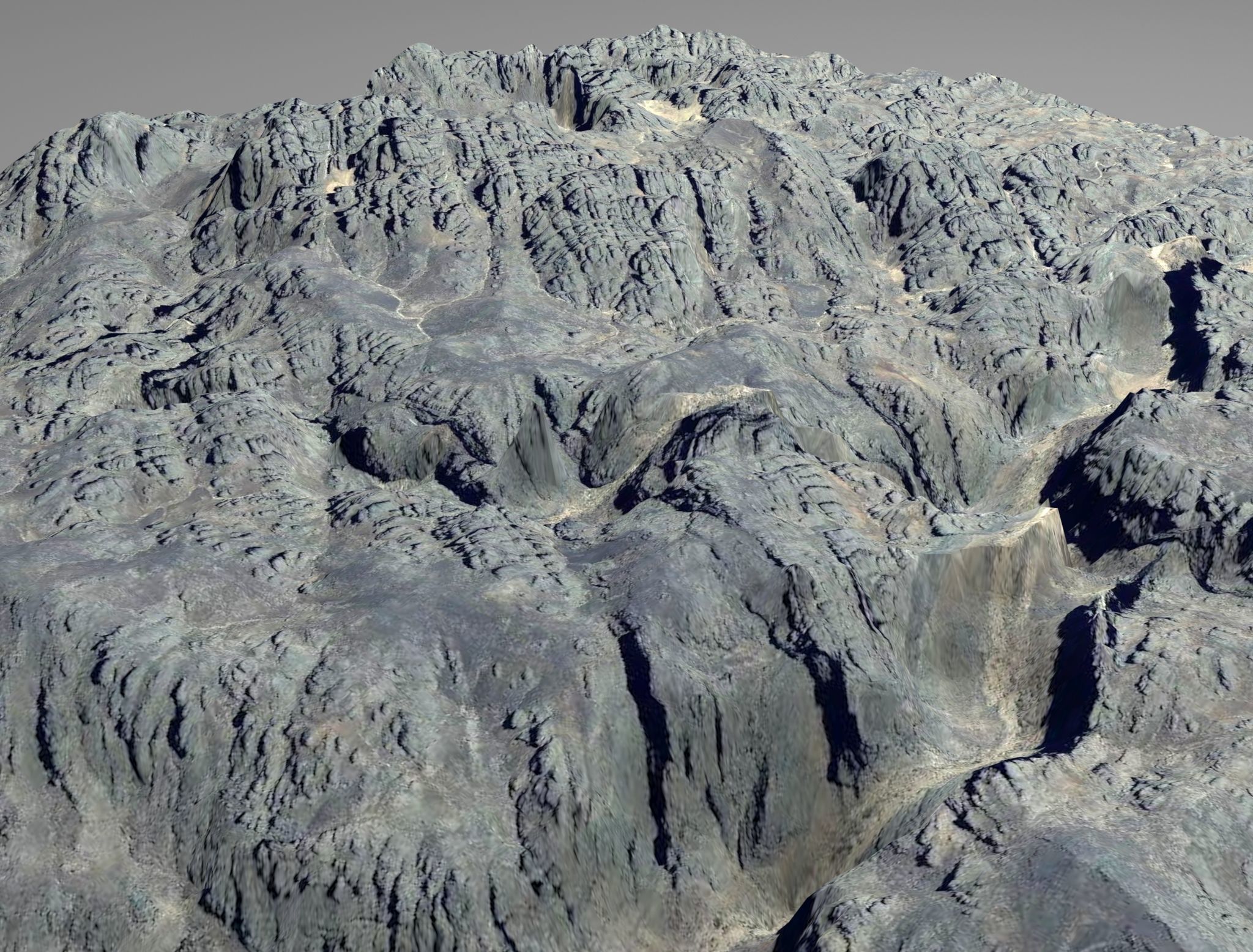 Mountain landscape 3D model_6