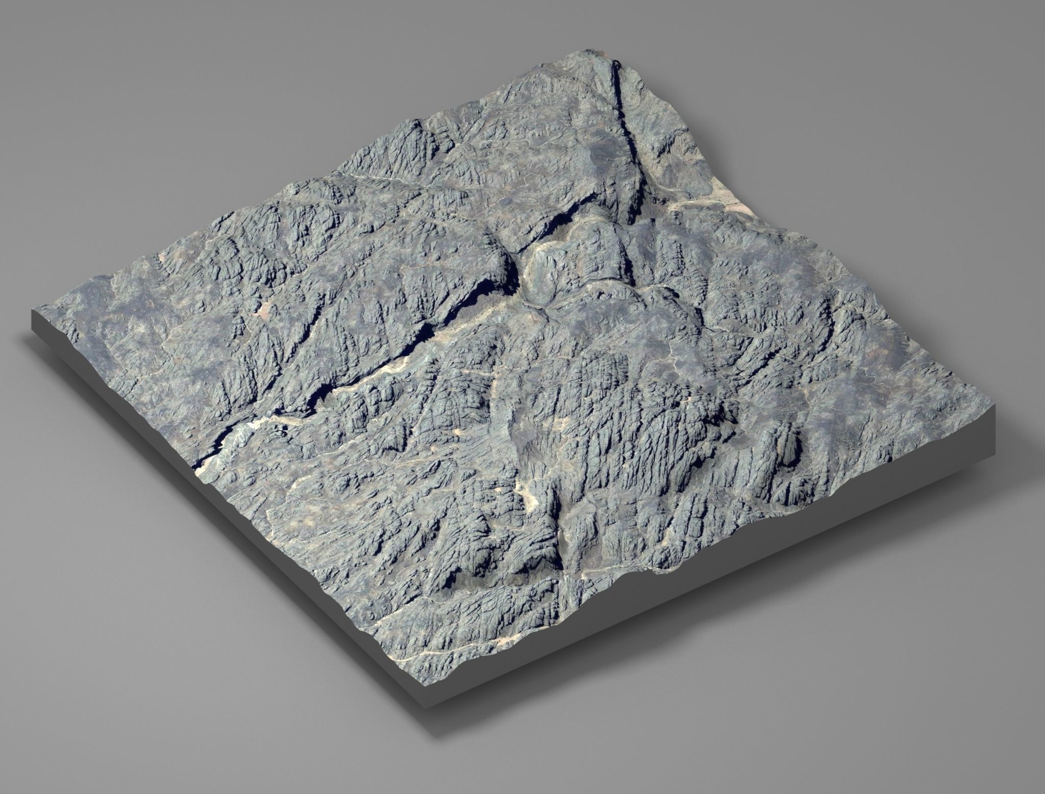 Mountain landscape 3D model_8