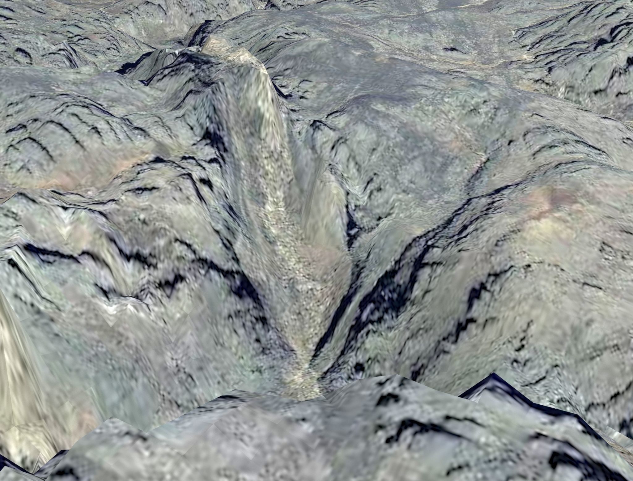 Mountain landscape 3D model_7