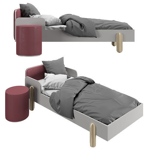 Ice cream bed 3D model