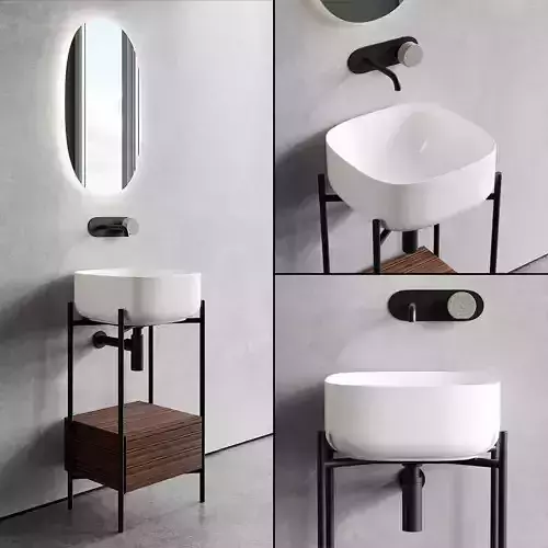 Scarabeo Ceramiche Diva Floor-standing Vanity Unit Set 1