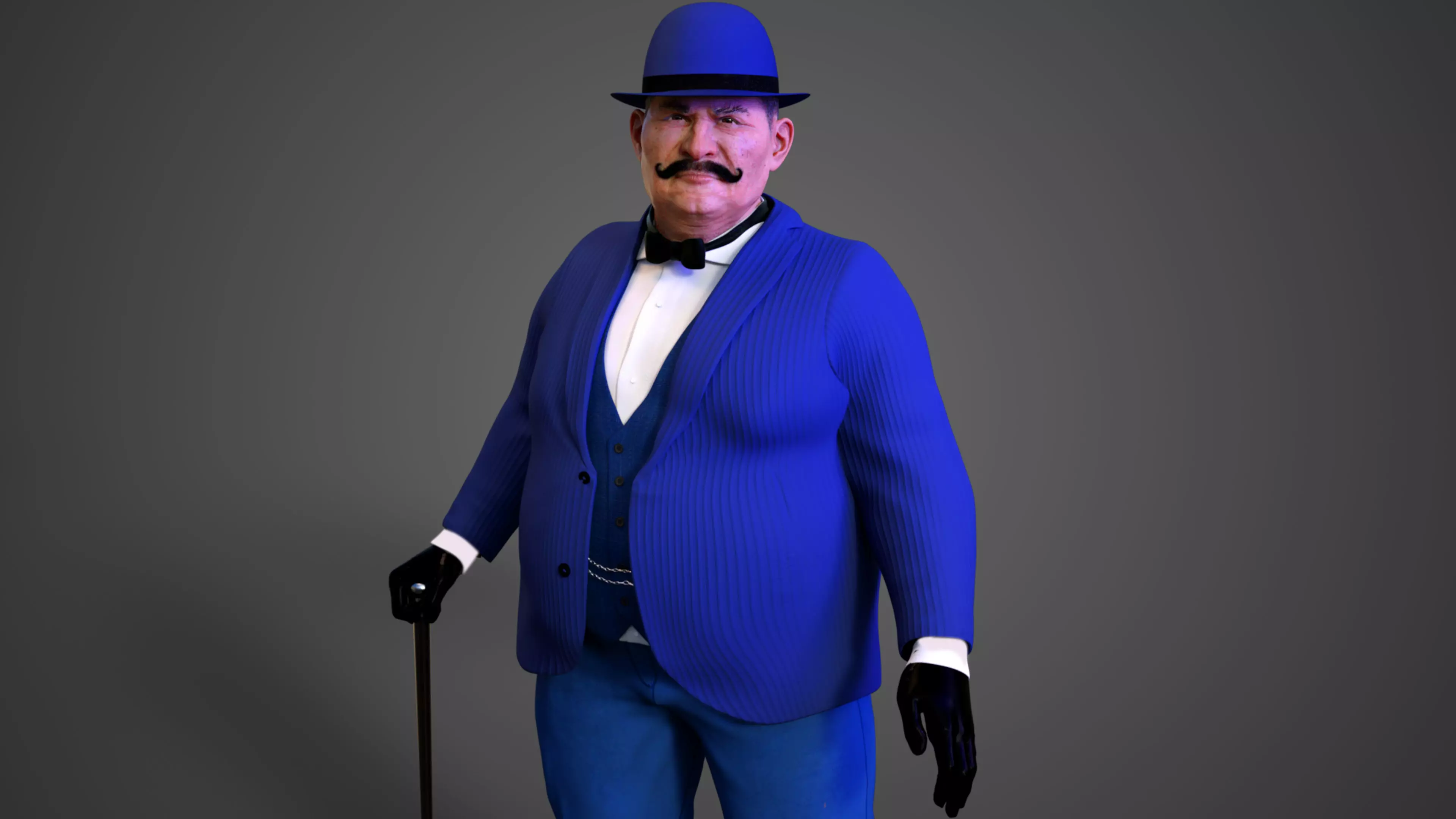 Hercules Poirot 3D model_0