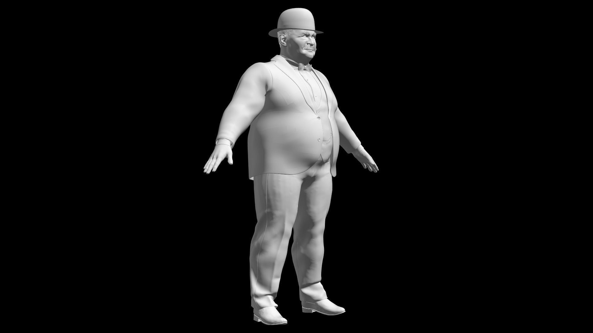 Hercules Poirot 3D model_2