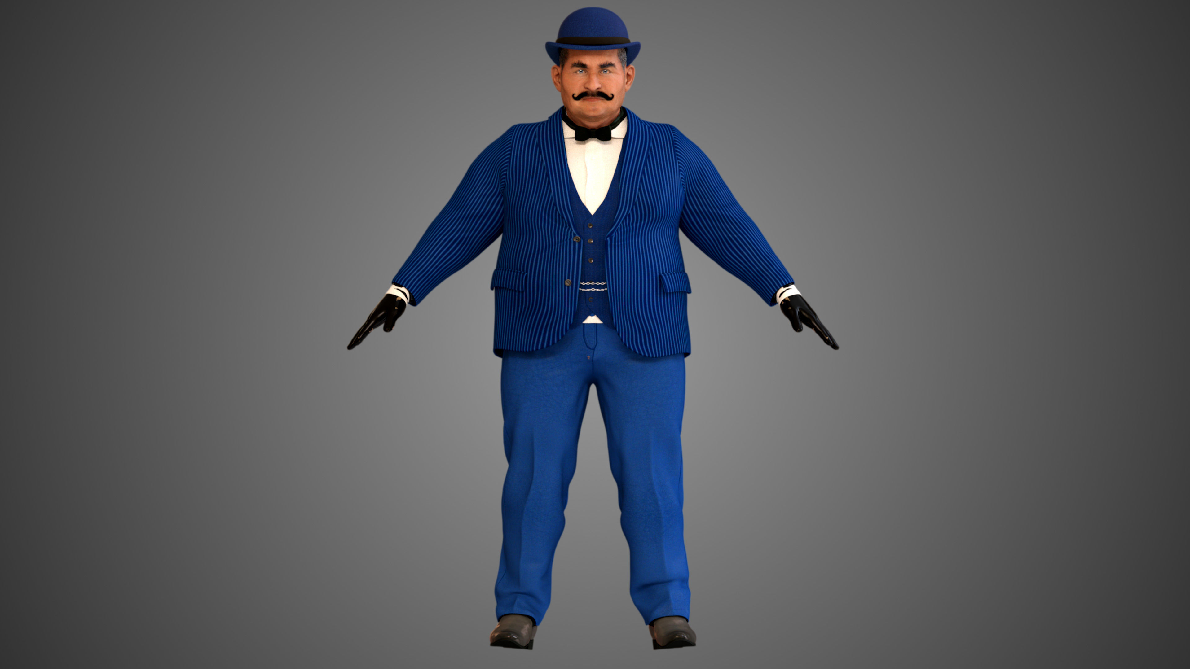 Hercules Poirot 3D model_6