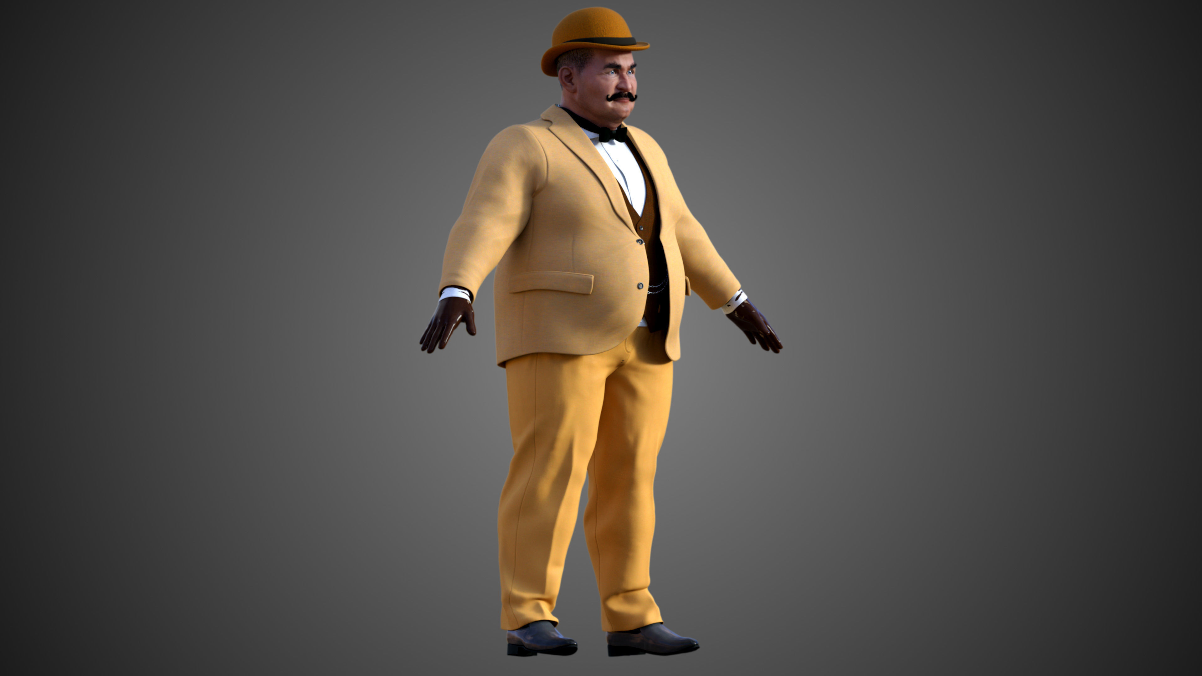 Hercules Poirot 3D model_5
