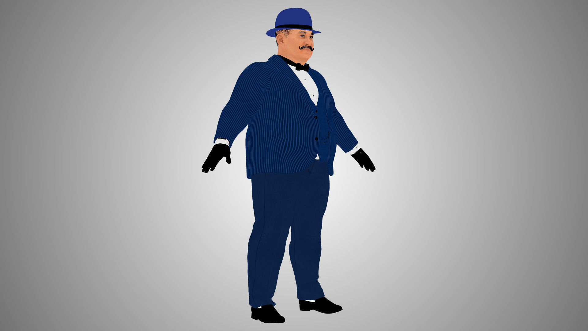 Hercules Poirot 3D model_3