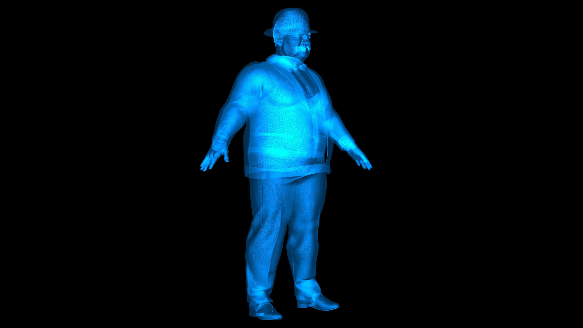 Hercules Poirot 3D model_1