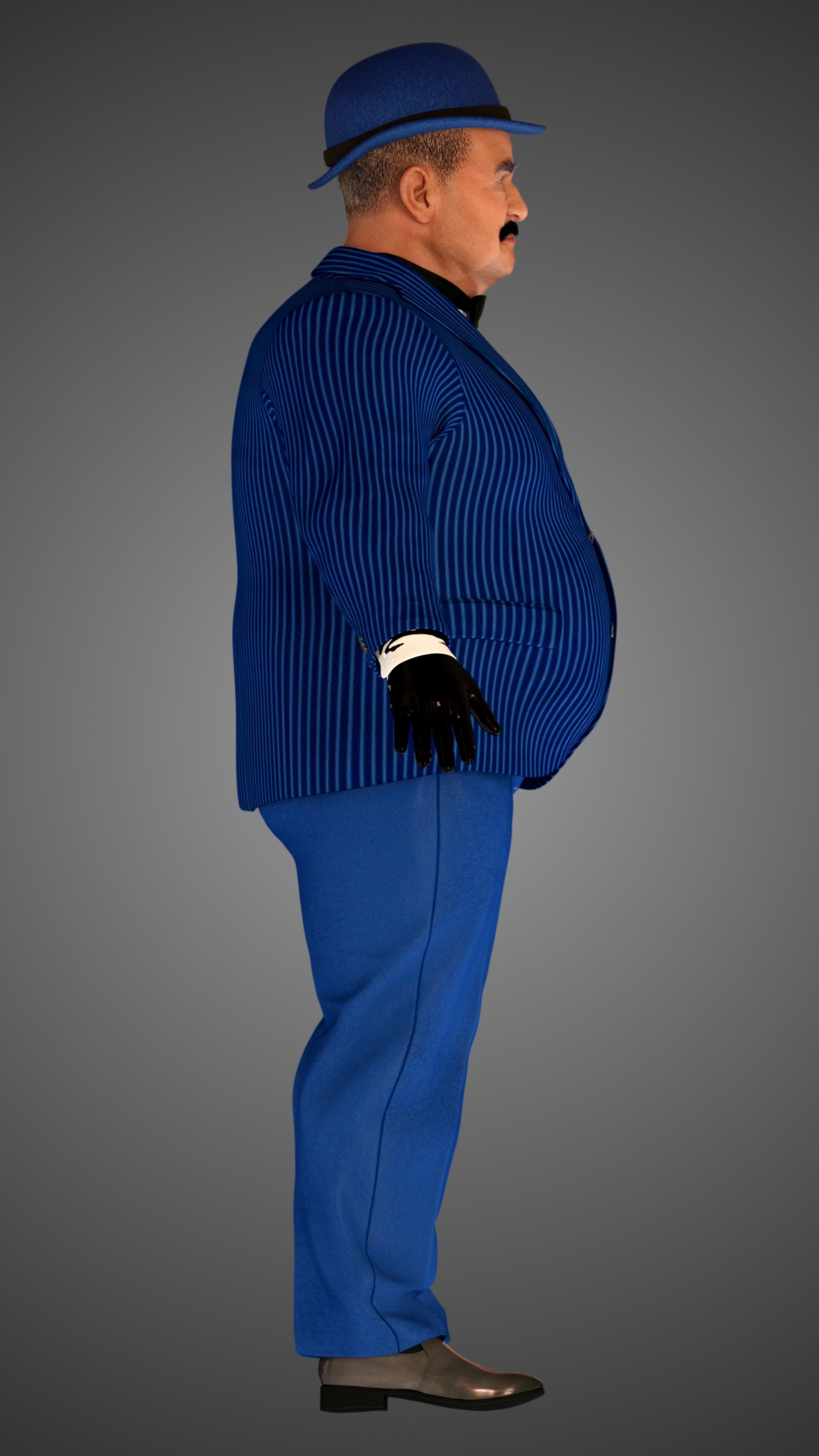 Hercules Poirot 3D model_7