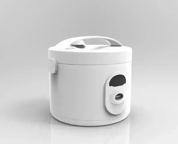 Rice Cooker 3D Model  3D print model