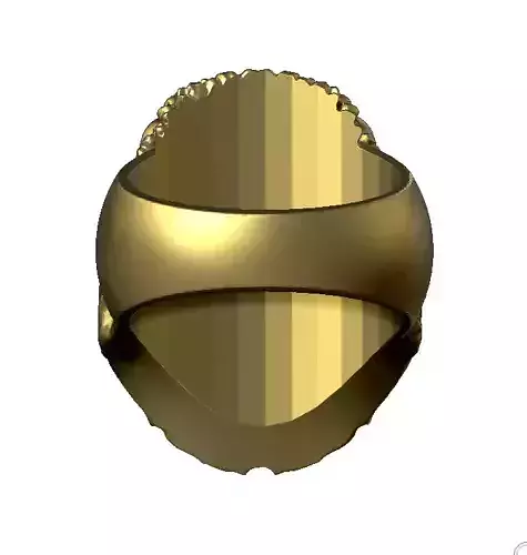 Detailed Realistic Lion Ring