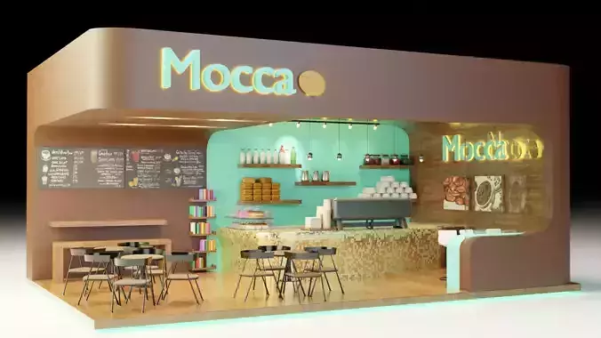 Mocca Coffee Shop Game Ready