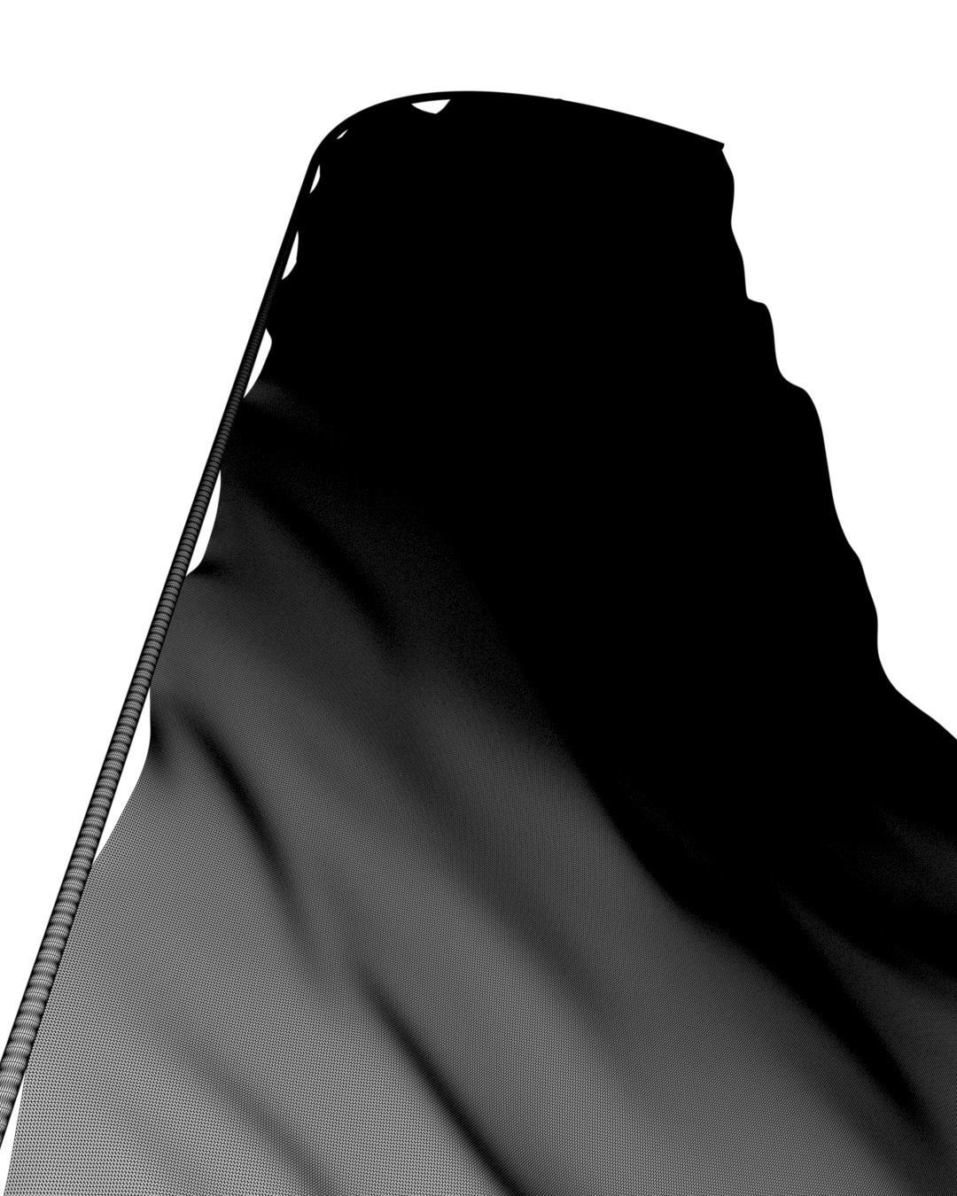 Animated Banner Flags 3D model_9