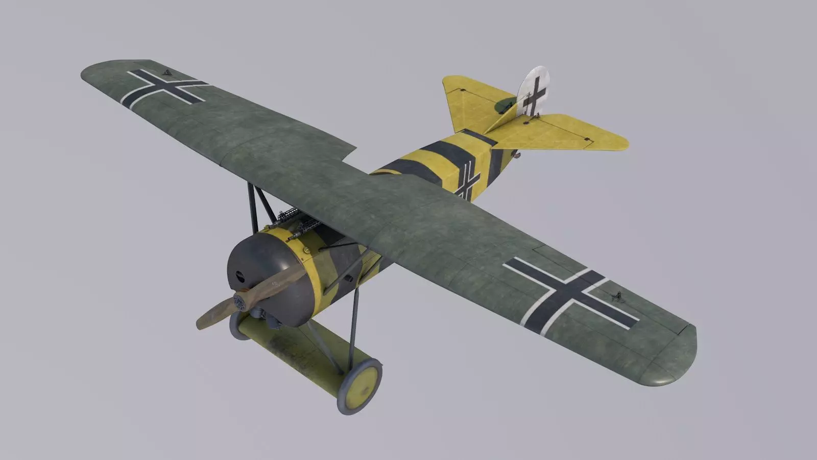 Fokker D8 Osterkamp 3D model_0