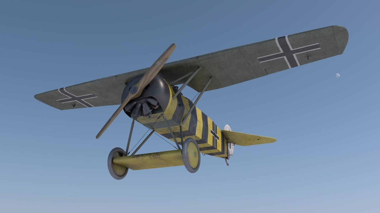 Fokker D8 Osterkamp 3D model_4